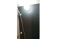 壁 アクセント貼り